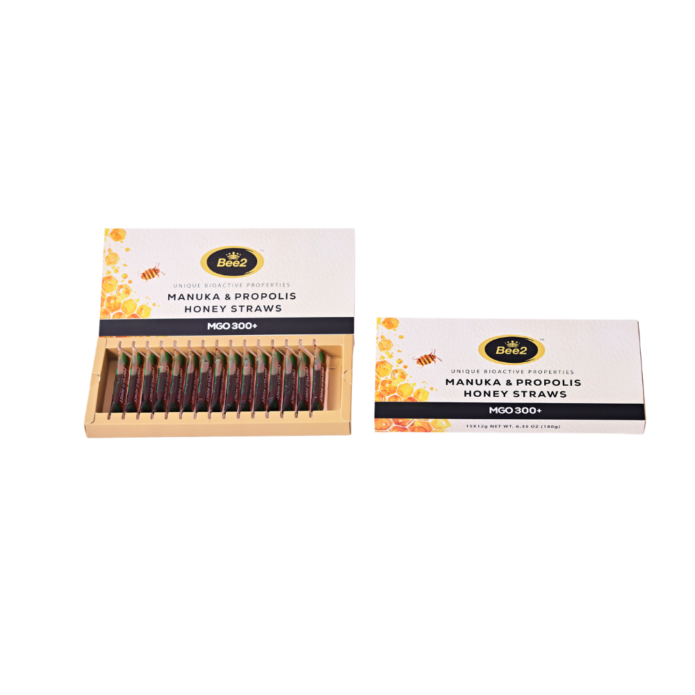 BEE2 호주 마누카 꿀 스틱 MGO300+ 프로폴리스 12g x 15개입 선물용 1